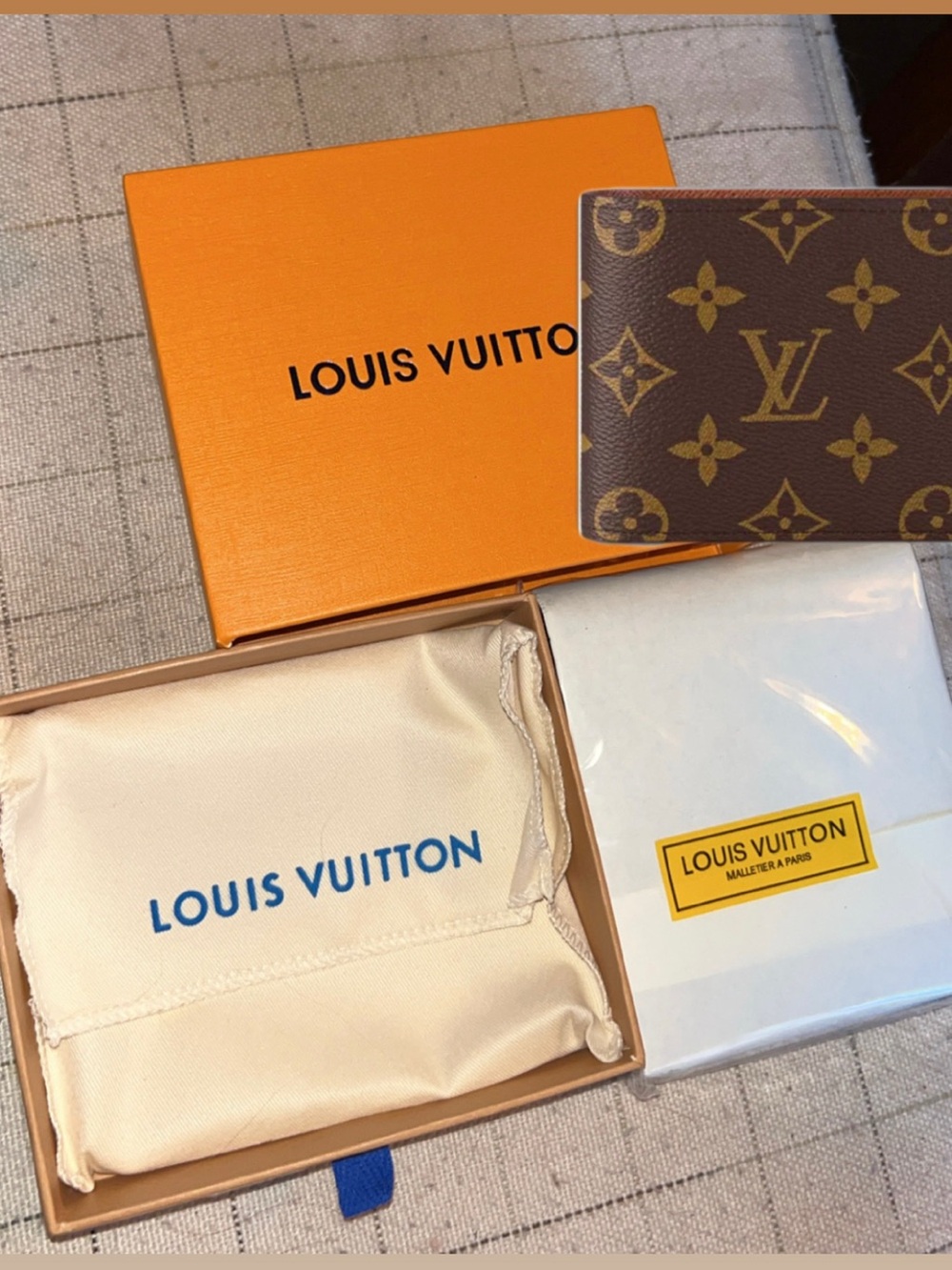 Louis Vuitton Brown Monogram Wallet